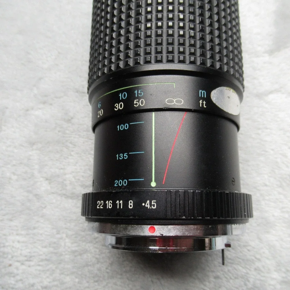 RMC Tokina 80-200mm f/4.5 Zoom Lens Manual Focus Untested‎ As IS 8306919 1980s